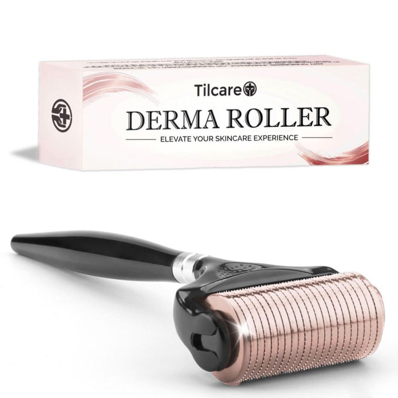 Derma Roller Tilcare 025 mm de Titanio (Color Durazno)