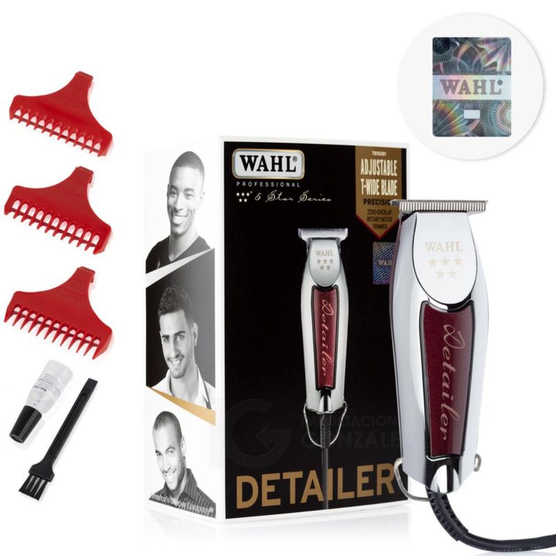 Terminadora Profesional Wahl Detailer 5 Stars Original Uso Rudo Estéticas Barbería