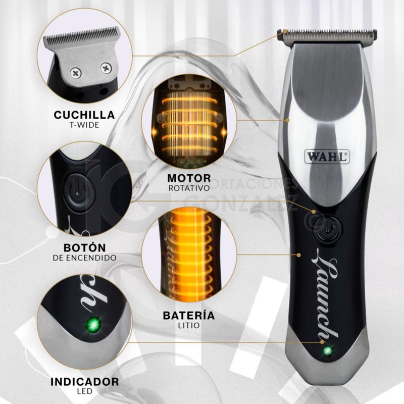 Máquina Para Cortar Cabello Wahl® Launch Trimmer Inalámbrica