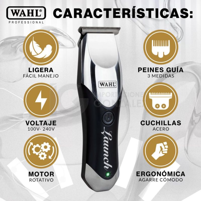Máquina Para Cortar Cabello Wahl® Launch Trimmer Inalámbrica