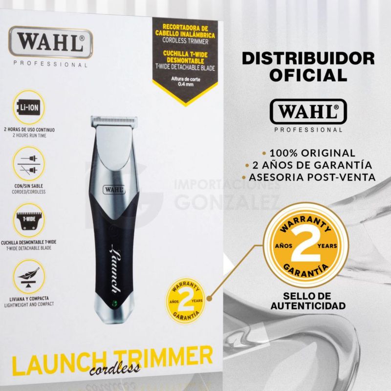 Máquina Para Cortar Cabello Wahl® Launch Trimmer Inalámbrica