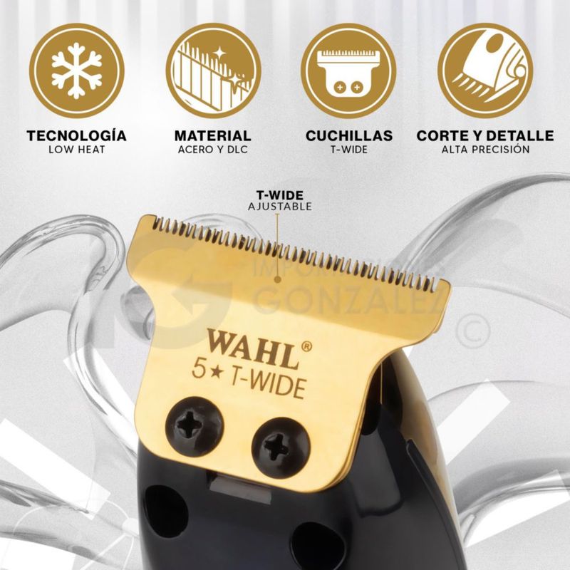 Máquina Terminadora Wahl® Detailer Li Cordless Gold 8171-700