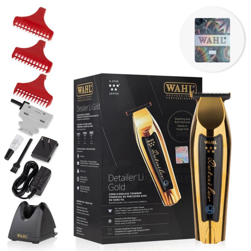Máquina Terminadora Wahl® Detailer Li Cordless Gold 8171-700