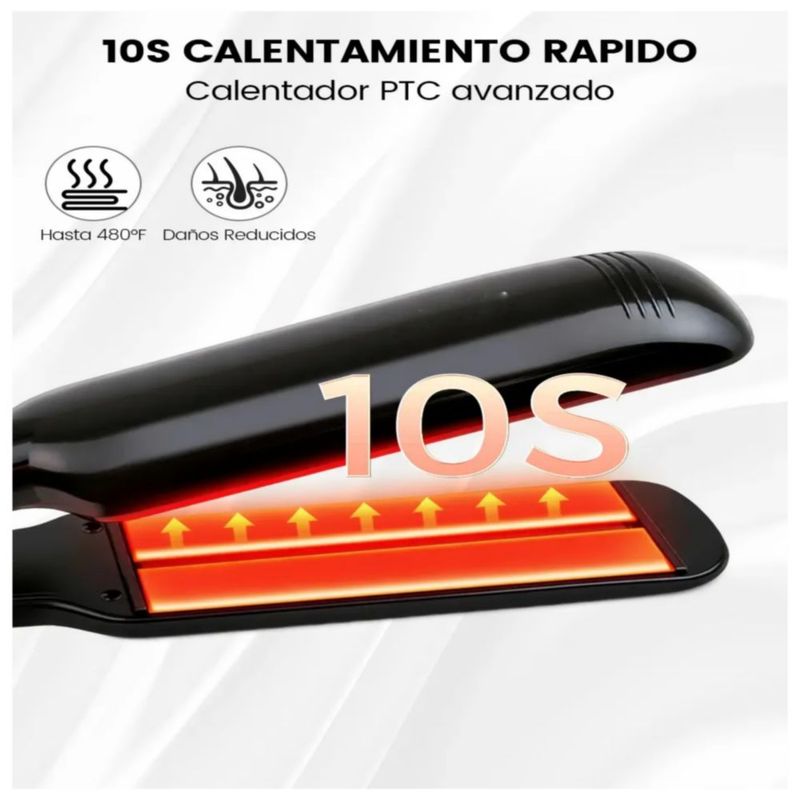 Plancha de cabello  138-250°c Color Negro