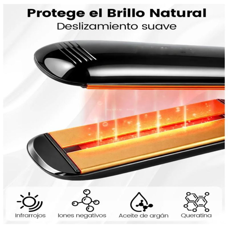 Plancha de cabello  138-250°c Color Negro