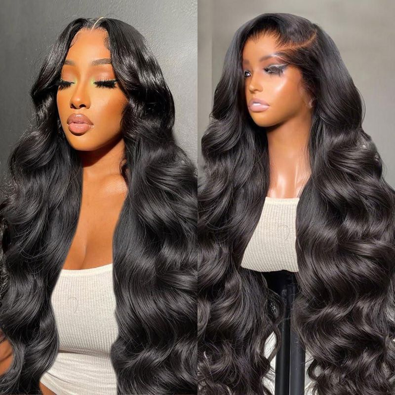 Peluca Padise Body Wave 61 cm 13x6 HD Frontal de Encaje Transparente Suizo Cabello Humano