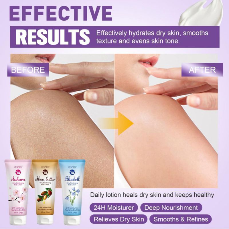 Loción Corporal VESPRO Pack de 100 (60 ml) Set de Regalo