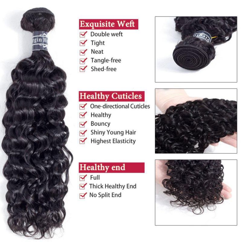 Extensión de Cabello Amella Rizado 41/46/51 cm 285 g Negro