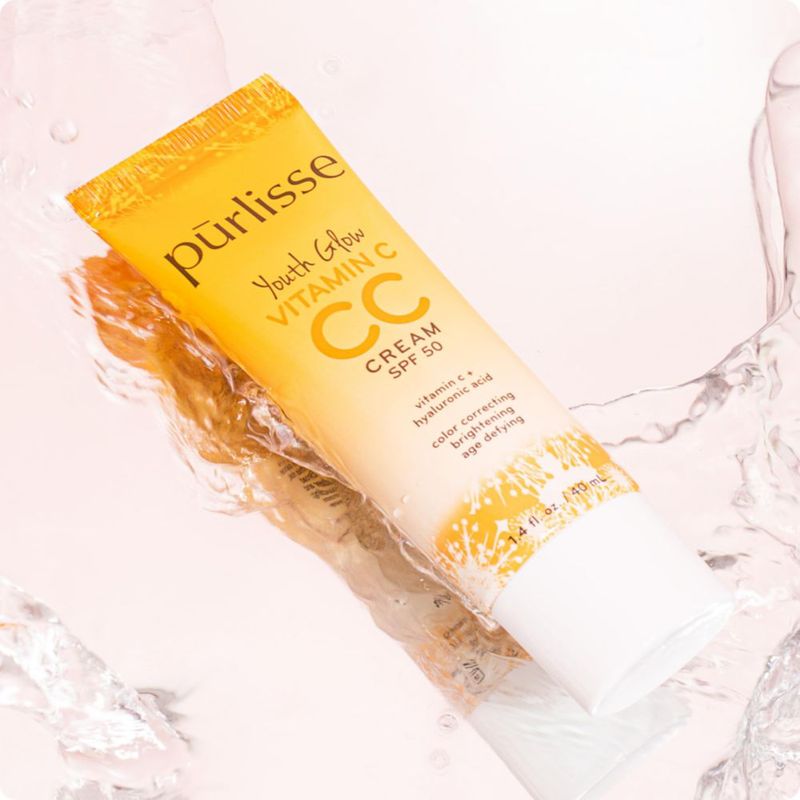 Crema CC pūrlisse 40 ml SPF 50 Vitamina C e Hialurónico