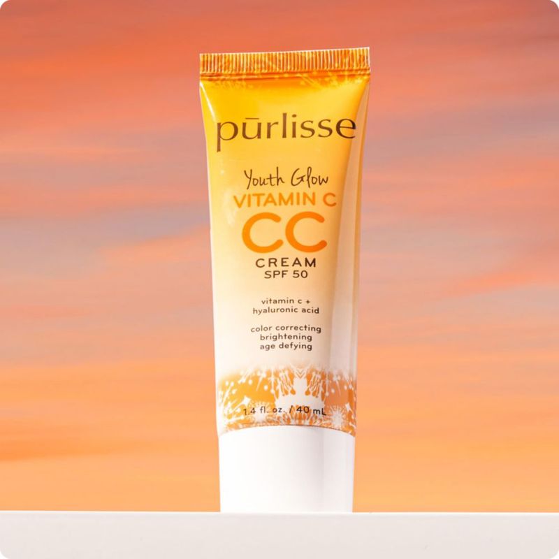 Crema CC pūrlisse 40 ml SPF 50 Vitamina C e Hialurónico