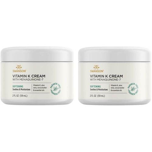 Crema de Vitamina K Swanson 59 ml - Pack de 2