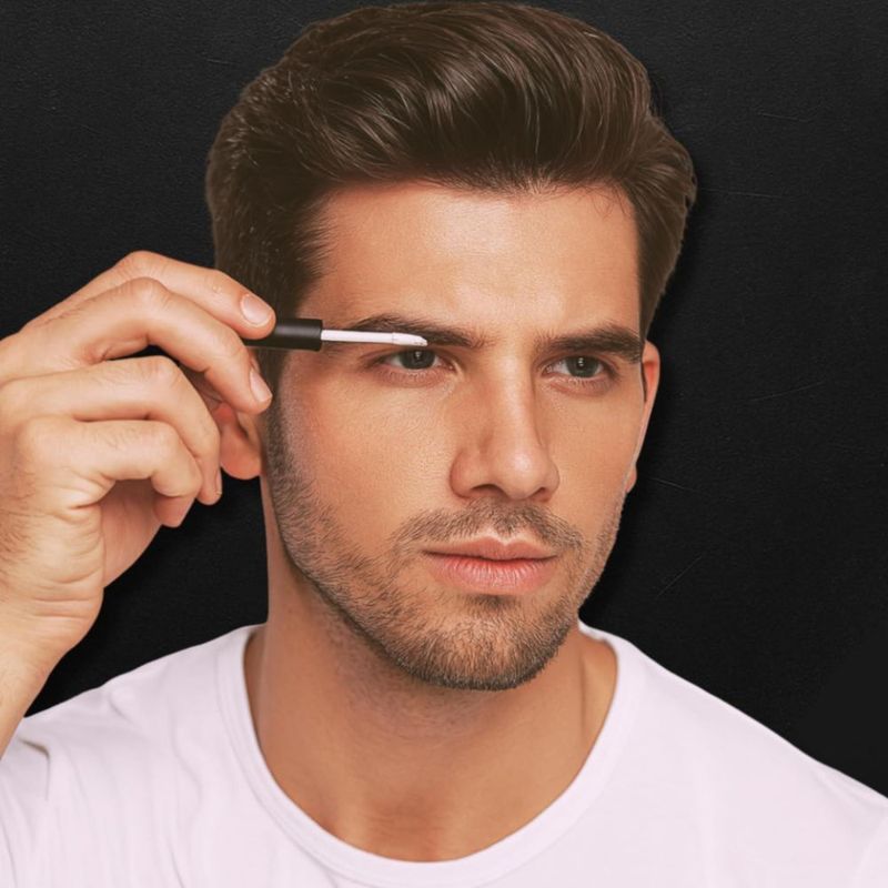 Kit de Cejas The Men Pen Impermeable Marrón Oscuro