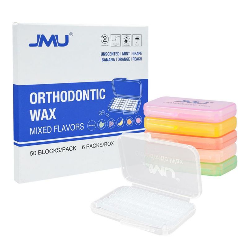 Cera Ortodóntica JMU Pack de 6 Unidades con Sabores Mixtos