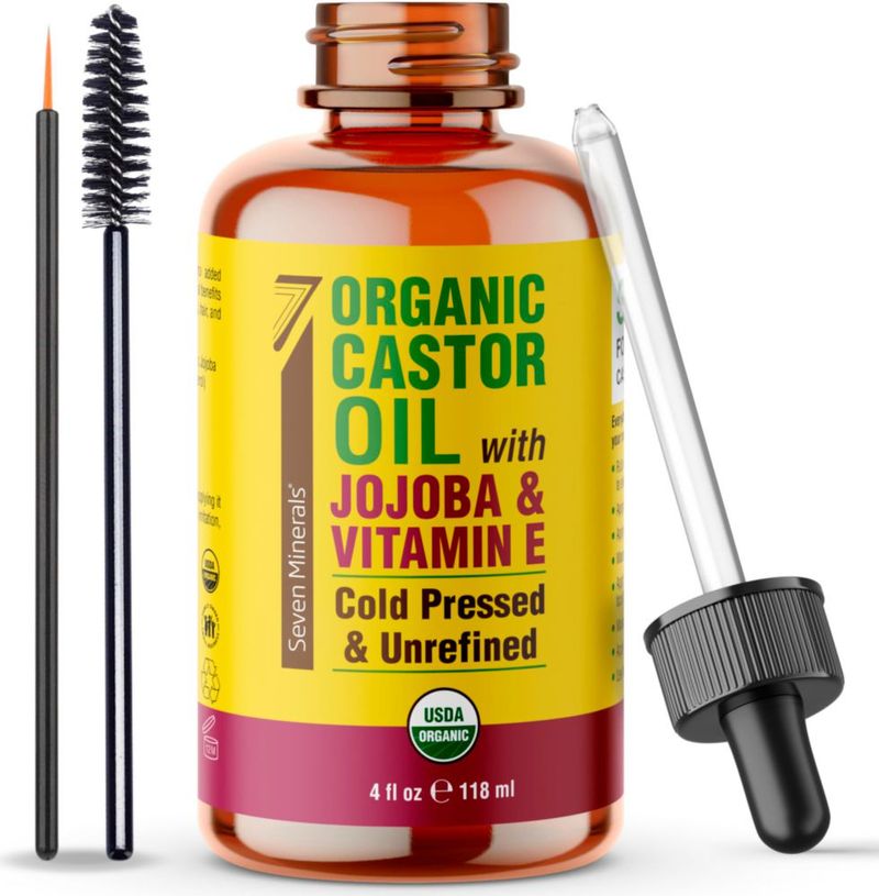 Aceite de Ricino Seven Minerals 118 ml con Jojoba y Vitamina E