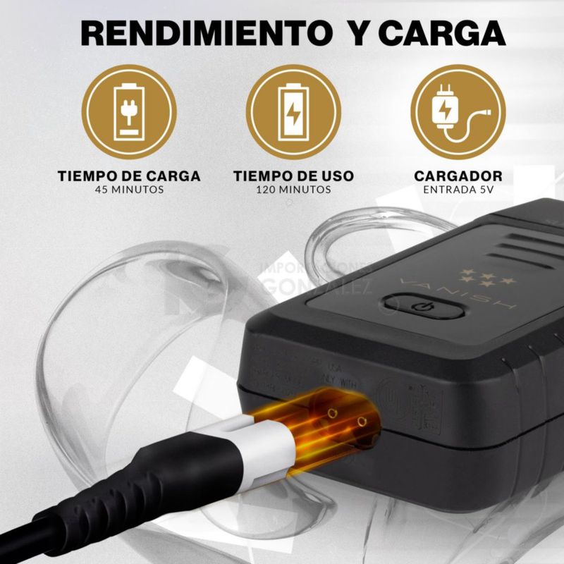 Wahl® Afeitadora Vanish Profesional Shaver Recargable Black