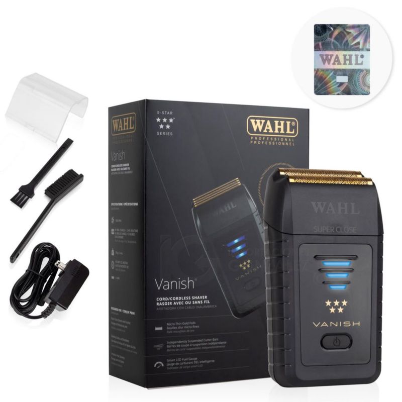 Wahl® Afeitadora Vanish Profesional Shaver Recargable Black