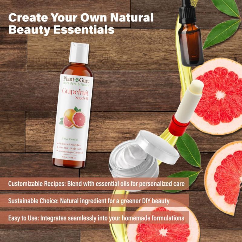 Aceite de semilla de pomelo Plant Guru 118 ml Puro y Natural