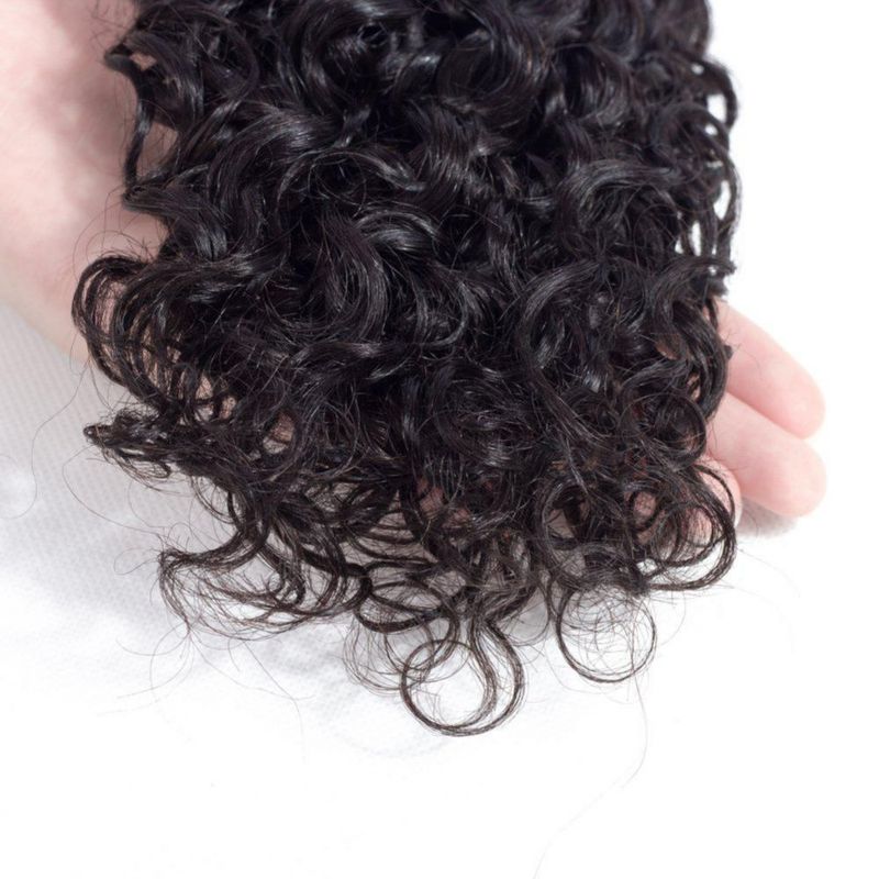 Extensión de cabello Amella 46/51/56 cm 285 g #Negro rizado