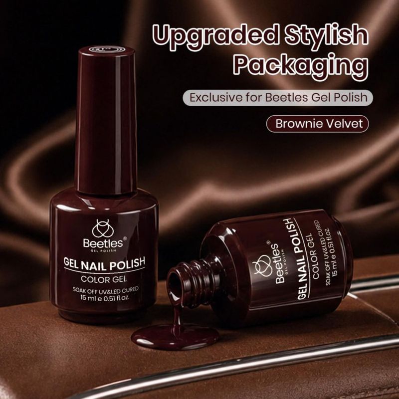 Esmalte de gel Beetles Brownie Velvet 15 ml
