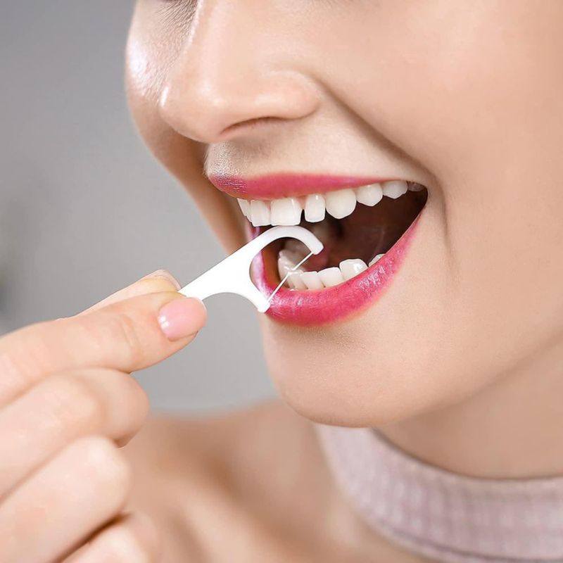 Dispensador de palillos de hilo dental Holy Rose 88 unidades