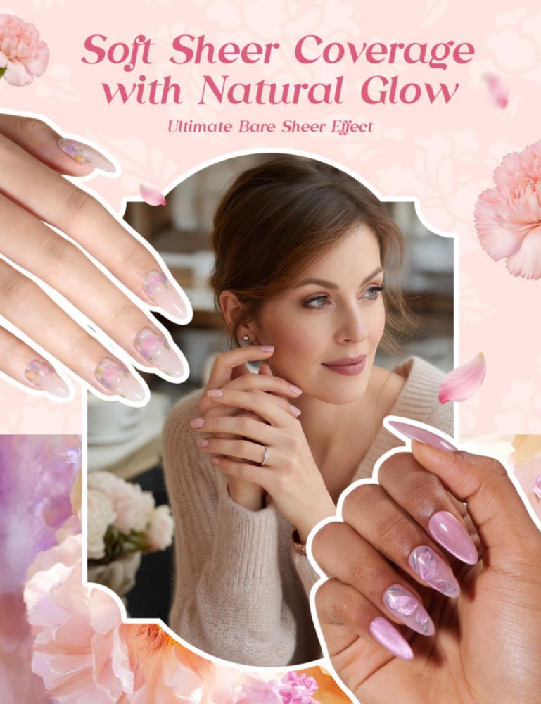 Kit de Esmalte de Gel Beetles 4 colores + efecto cat eye