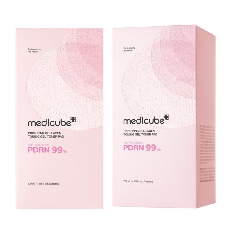 Tonificador en gel medicube Salmon DNA PDRN PDRN Pink Collagen 70 pastillas