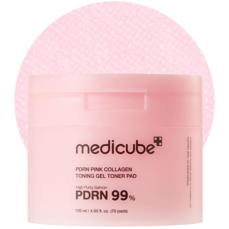 Tonificador en gel medicube Salmon DNA PDRN PDRN Pink Collagen 70 pastillas