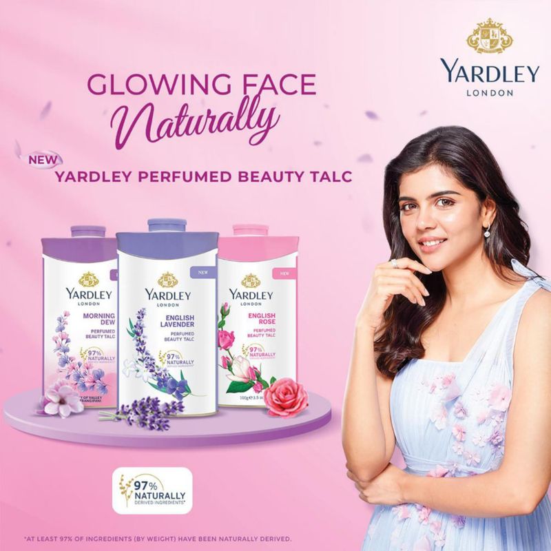 Talco perfumado Yardley London English Rose 250 g