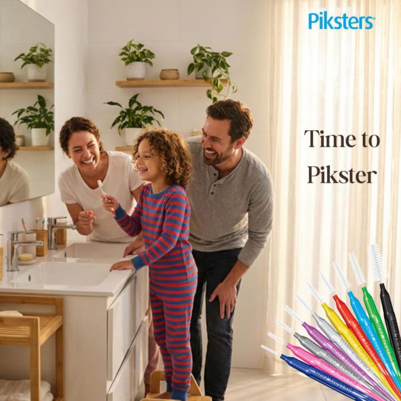 Cepillo Interdental Piksters Tamaño 6 Verde (Pack de 10)