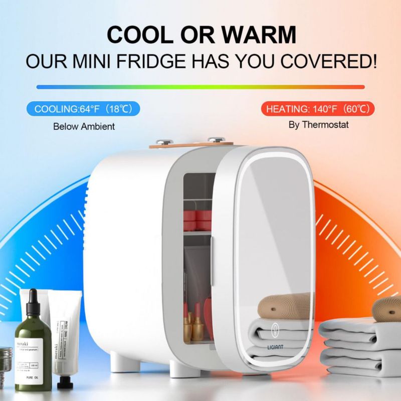 Mini Nevera LIGIANT 4 L / 6 Latas – Nevera de Belleza