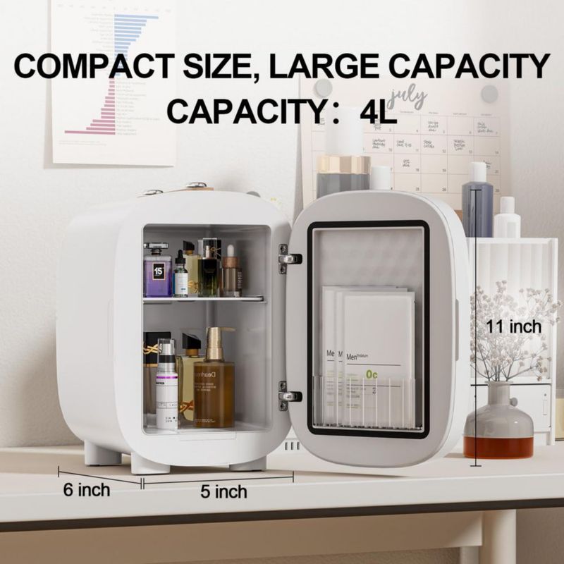 Mini Nevera LIGIANT 4 L / 6 Latas – Nevera de Belleza