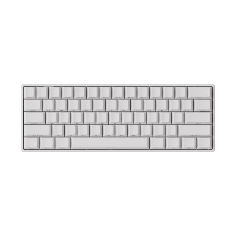 Teclado MONSGEEK FUN60 Pro Inalámbrico 60% Blanco ARGB