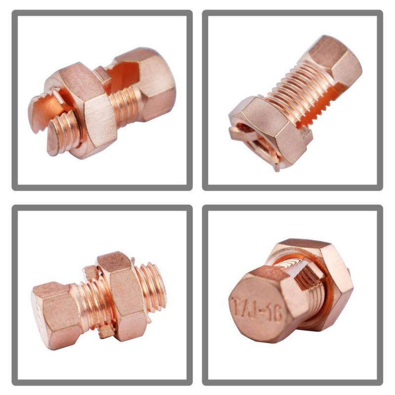 Conector de perno dividido Bntyok - Pack de 6 cobre 6-8 AWG