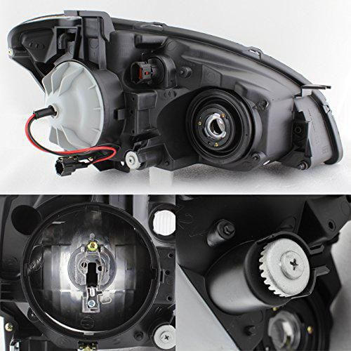 Faros AKKON Altima Halógeno Euro Negro (Par)