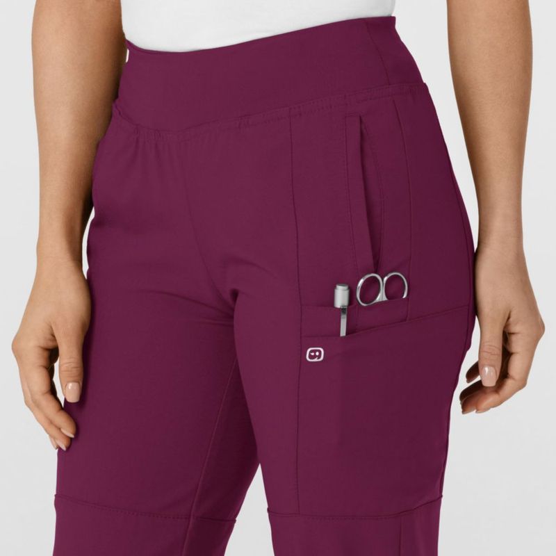 PANTALONES WINK W123 Cargo Scrub Color Vino 1X TAL