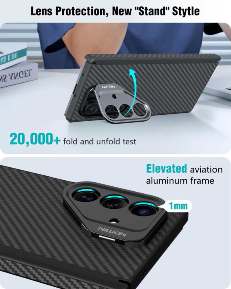 Funda Nillkin para Samsung Galaxy Z Fold 7 MagSafe negra