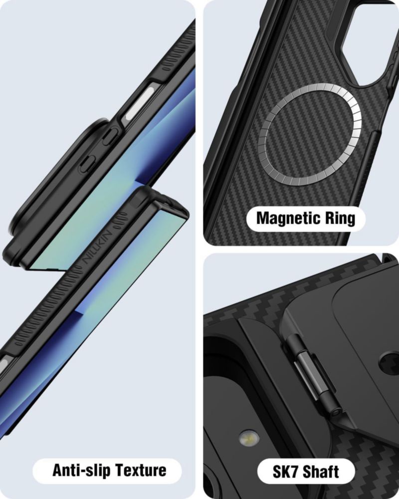 Funda Nillkin para Samsung Galaxy Z Fold 7 MagSafe negra