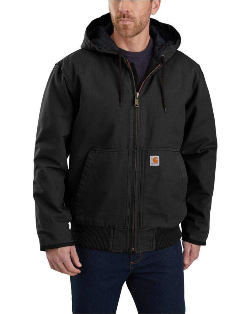 Abrigo Carhartt X-Large Tall negro Washed Duck