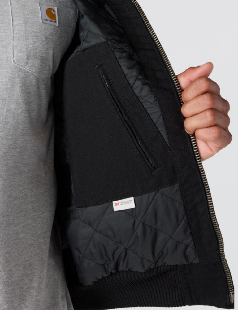 Abrigo Carhartt X-Large Tall negro Washed Duck