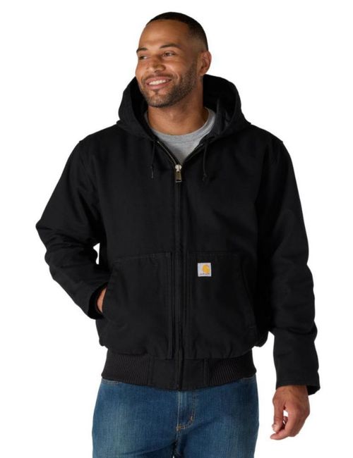 Abrigo Carhartt X-Large Tall negro Washed Duck