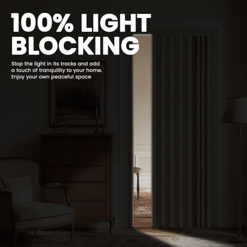 Cortina AJAZZ Blackout Acordeón 135 cm x 200 cm