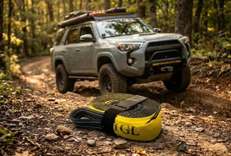 Correa de remolque TGL 76 cm × 6 m para camiones de alta resistencia
