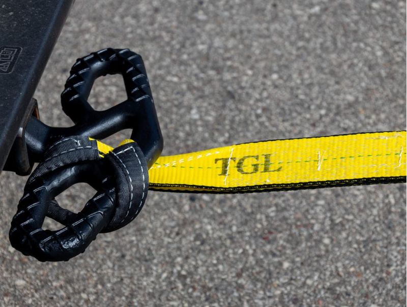 Correa de remolque TGL 76 cm × 6 m para camiones de alta resistencia