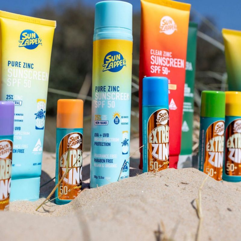Protector Solar Sun Zapper Extreme Zinc SPF50+ Barra 15 g Rojo Destello