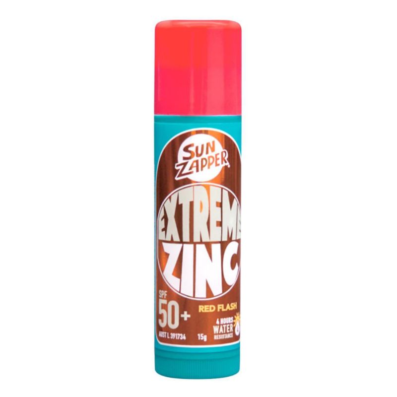 Protector Solar Sun Zapper Extreme Zinc SPF50+ Barra 15 g Rojo Destello