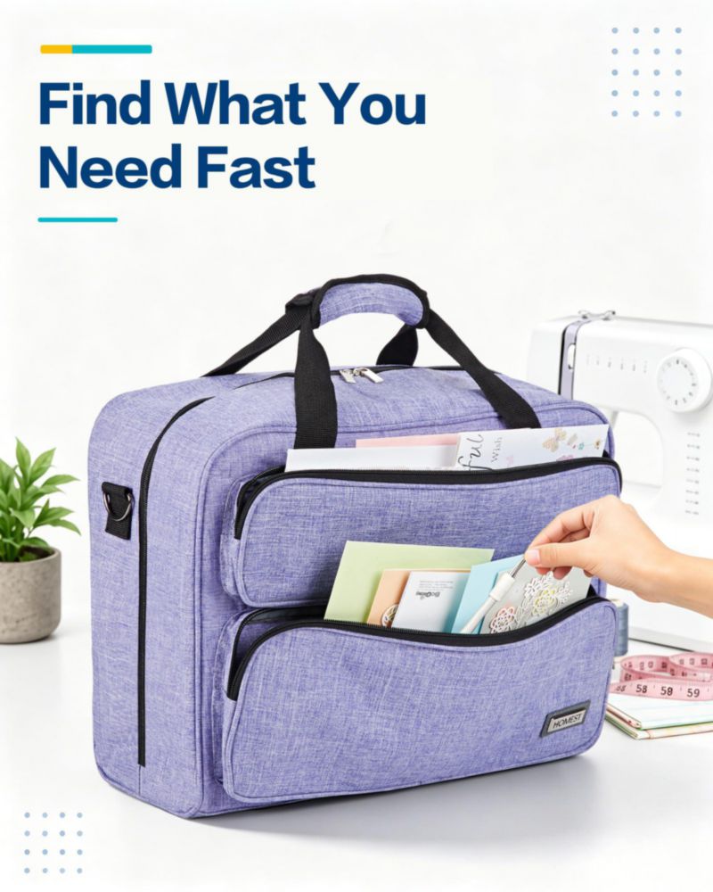 Funda tipo tote universal para máquina de coser HOMEST