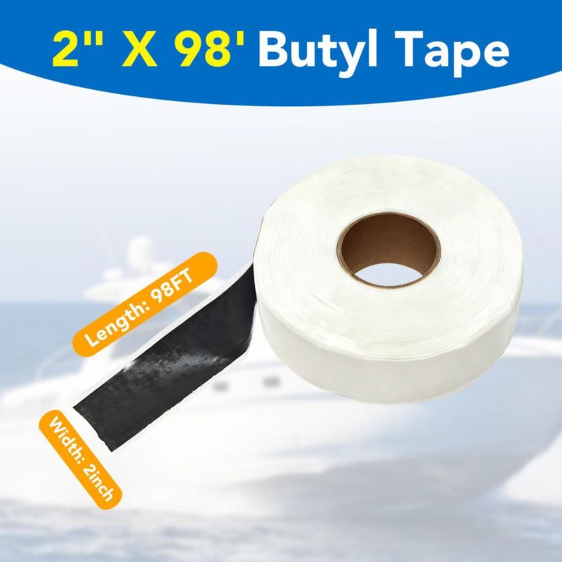 Cinta de butilo Wixeeua 5 cm x 30 m negra de doble cara