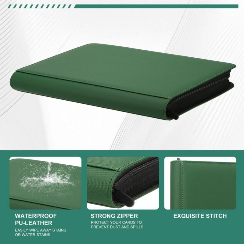 Carpeta MOSLA de 9 bolsillos para 288 cartas fundas de 3 × 4 pulg.