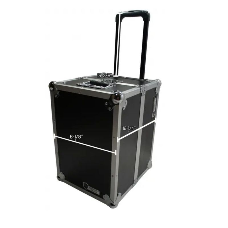 Estuche para LP Harmony Audio 100 Vinilos con Ruedas