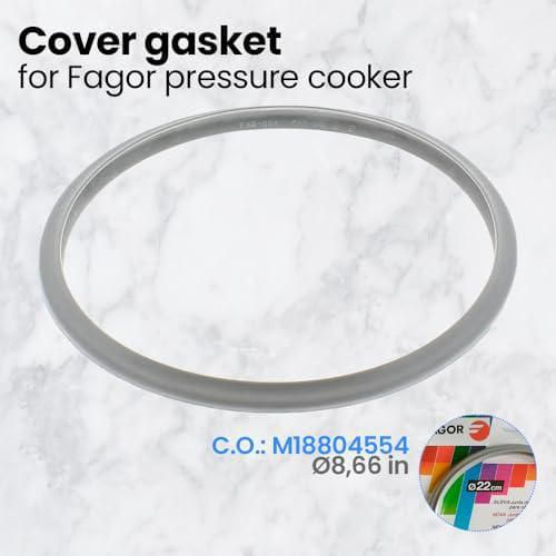 Junta de silicona para olla a presión ANAKEL HOME Ø22 cm gris